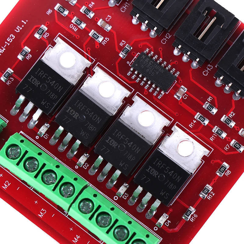 4 канала 4 маршрут Mosfet Кнопка Irf540 V2.0 + Mosfet модуль коммутатора для Arduino