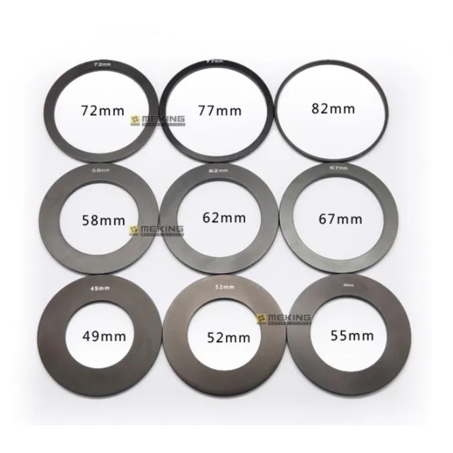 Best Price Meking Adapter Ring for DSLR Square Filter Holder 49mm 52mm 55mm 62mm 67mm 72mm 77mm 82mm for Option Compatible Cokin P Series Best Price Meking Adapter Ring for DSLR Square Filter Holder 49mm 52mm 55mm 62mm 67mm 72mm 77mm 82mm for Option Compatible Cokin P Series