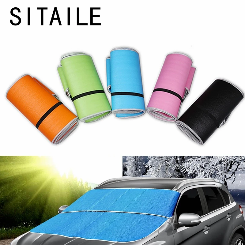 

SITAILE Car SUV Magnet Windshield Cover Sun Shield Snow Ice Frost Freeze Protector Accessories For VW BMW Honda Toyota Nissan