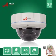 ANRAN HD 1200TVL SONY IMX138 Датчик Открытый Водонепроницаемый Зум 2.8-12 мм Объектив Ик 30IR Безопасности антивандальные Купола камеры ВИДЕОНАБЛЮДЕНИЯ