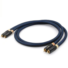 Hifi 5N OFC pure copper silver plated RCA interconnet cable Hi-end CD Amplifier 2RCA to 2RCA Male Audio Cable Hifi 5N OFC pure copper silver plated RCA interconnet cable Hi-end CD Amplifier 2RCA to 2RCA Male Audio Cable