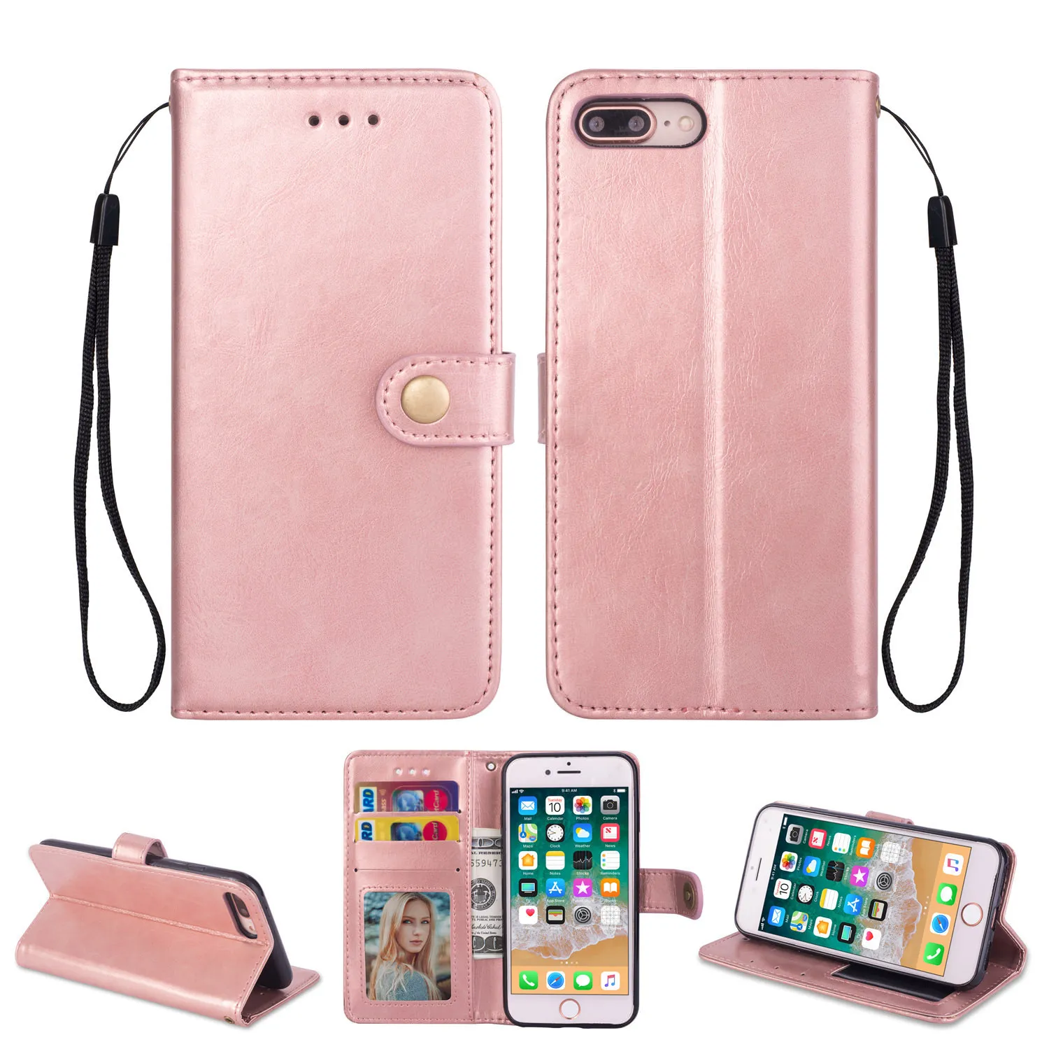 

Retro Flip Phone Wallet SamSung S6 S7 S8 S9 Plus Case For SamSung J3 J5 A8 2018 Cover PU Leather Phone Bags Women Clutch Bag Men
