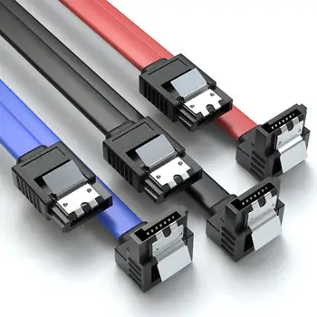 

3PCS 50cm SATA 3.0 III Data Cable to SSD HDD Hard Disk Drive Cord High Speed 6 Gbp/s SDD HDD for Asus MSI Gigabyte Motherboard