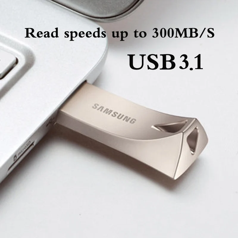 SAMSUNG BAR plus USB флэш-накопитель 128 ГБ 256 ГБ 64 Гб оперативной памяти, 32 Гб встроенной памяти, USB флэш-накопитель 3,1 флеш-накопитель 300 МБ/с. флэш-накопитель usb флэш-память 3,0 USB Стик