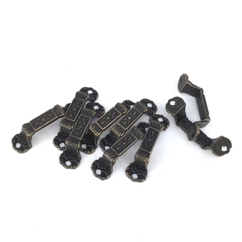 

20pcs Jewelry Wooden Box Drawer Cabinet Dresser Handle Bronze Arched Pull Knobs 40mm*11mm