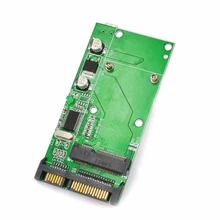 2 в 1 mSATA мини SATA к SATA/Mini USB PCI-E SSD 1," до 2,5" 7+ 15 22 контактный конвертер 2,7 см 5 см 7 см HDD адаптер жесткого диска