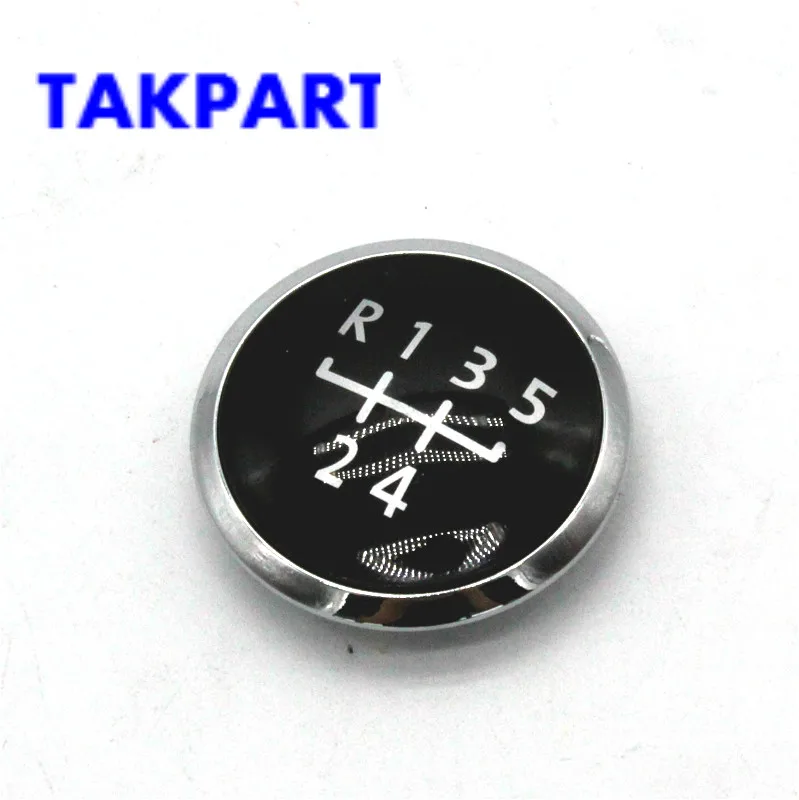 Takpart 5 Speed Gear Knob Emblem Badge Cap For Vw Transporter T5/t6 Gp 7h5711144c Gear Shift