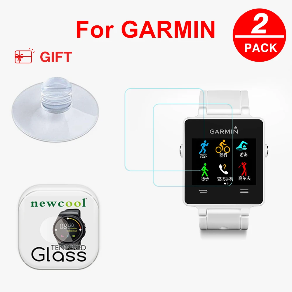 NEWCOOL Защита экрана для Garmin Vivoactive Sports Music Watch закаленное стекло 2.5D &amp 9H защитная