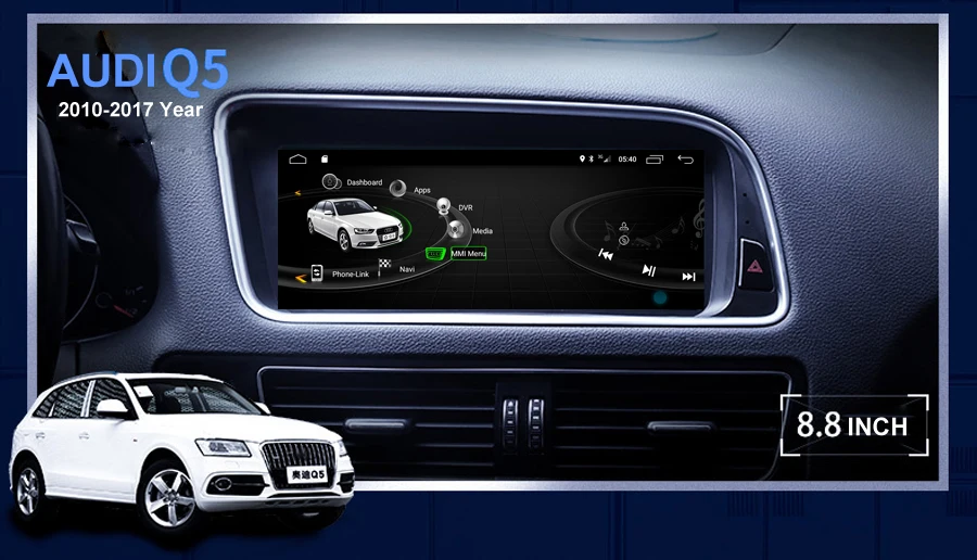 Смарт gps и премиум навигация для Audi A6L A6 2012- полный сенсорный " телескопический экран OTOJETA автомобильный android 8,0 видеоплеер