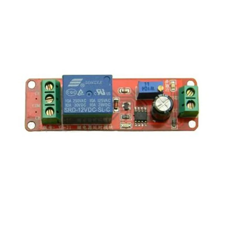

Glyduino 12V Delay Timer Relay Module NE555 Mono-stable Time Delay Switch Adjustable 0-10S Delay Car Oscillator