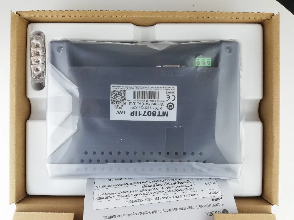 MT8071iP Weinview 7 дюймов HMI сенсорный экран панель 800*480 Ethernet, есть