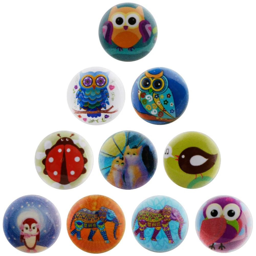 

Partnerbeads oil Mini Snap Jewelry 18mm Flower owl snap Button Fit Snap Bracelets & Bangles Charm Bracelet for Women C5036