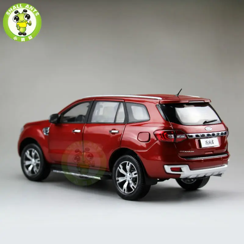 1:18 Масштаб Китай Ford Everest SUV форма Ranger литой автомобиль модель игрушки красный