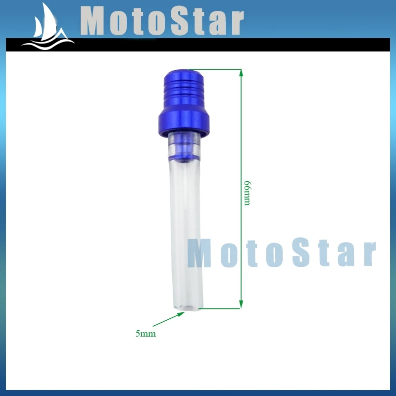 5x синий газ Крышка топливного бака Крышка вентиляционного клапана шланг сапуна трубка для ямы грязи мотоцикл, мотоцикл