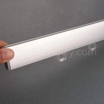 

Plastic Accessories For Aluminium Alloy Posters Promotion Card Display Lead Rails Rod Pole Hanging Up System In Supermarket