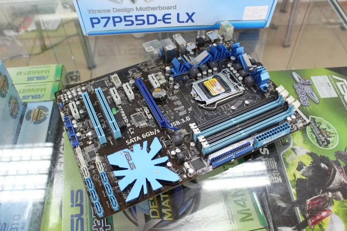 

ASUS used original P7P55D-E LX 1156 pin with USB3 SATA3 90%new