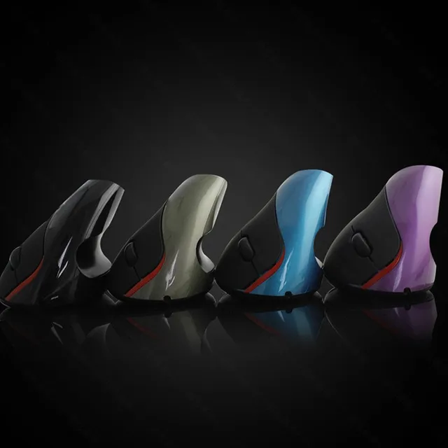  Ergonomic Vertical Wireless Mouse 800/1200/1600DPI Optical Mouse 5D Gaming Mice Wrist Rest Mouse Pad For PC Gamer Lapto