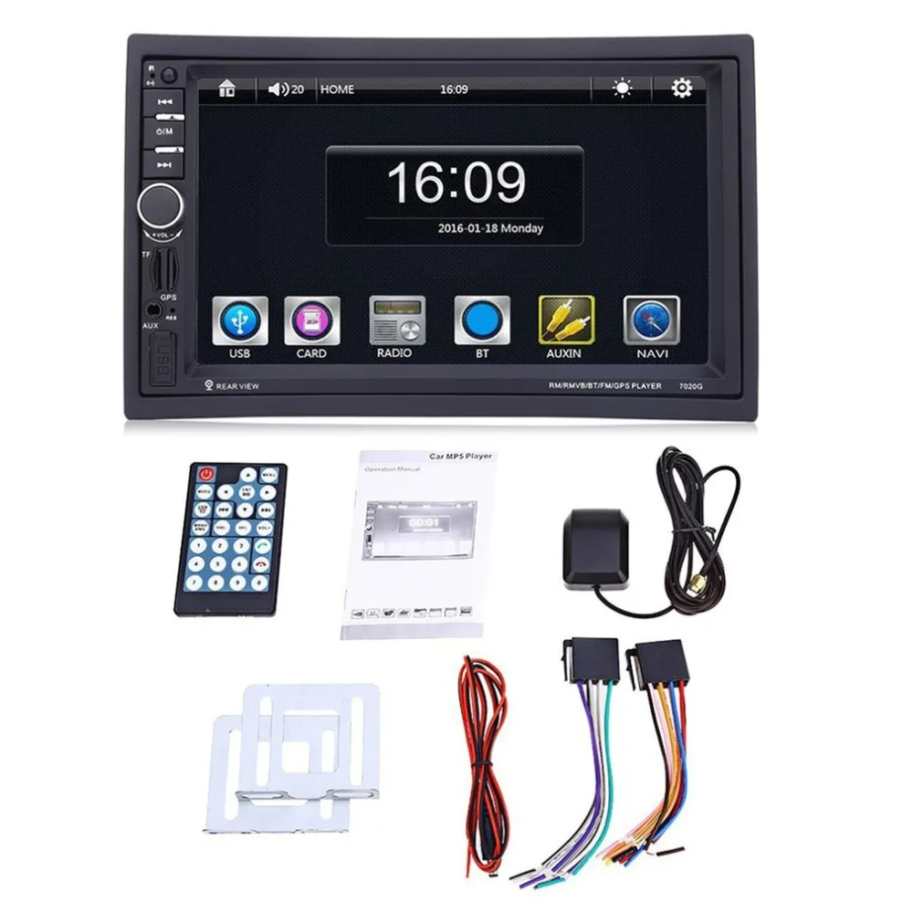 

Universal Design 7 Inch Digital Touch Screen 2 Din HD Car Radio MP5 Player Bluetooth GPS Navigation Muti-media Player