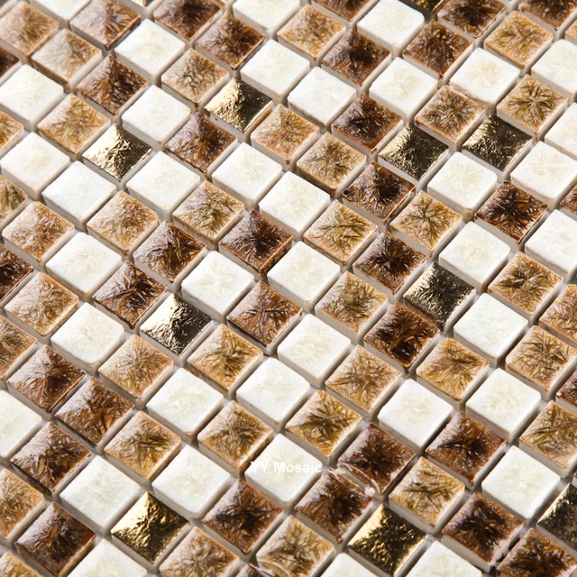 mosaikfliesen wei, mosaik fliesen bad braun - parsvending -, Design ideen
