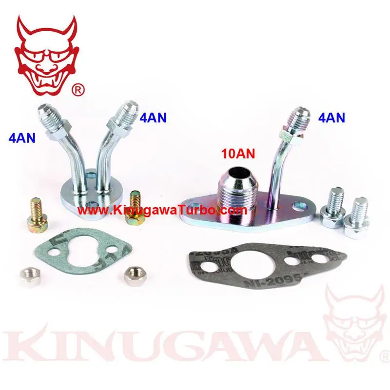 Kinugawa Turbo бутылка для масла и воды фланец комплект подачи 4AN/возврат 10AN для TOYOTA CT9 CT12 CT20 CT26