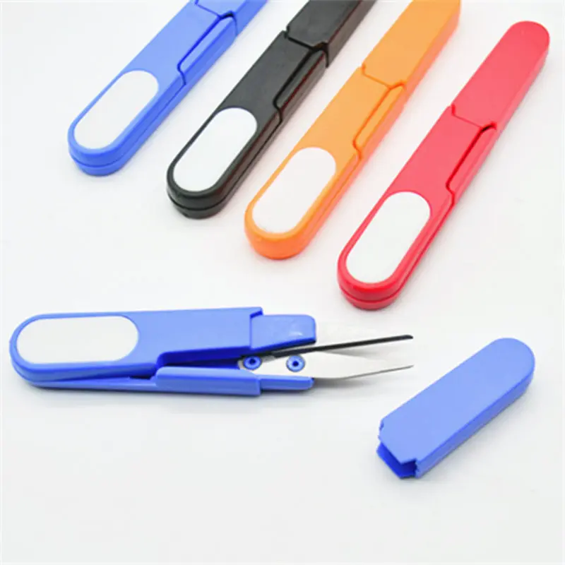 1 PCS Multifunctional Stainless Steel font b Fishing b font Scissors with Cover Portable font b