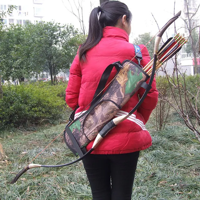 archery shooting long bow traditional bow and arrow use back carrying