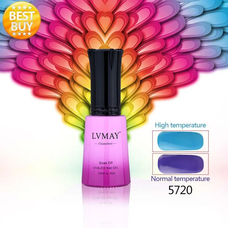 

20pcs High quality nail Polish free shipping gel LED/UV Temperature as Colors  Lacquer one set french gel UV  Gel 12ml 0.4oz