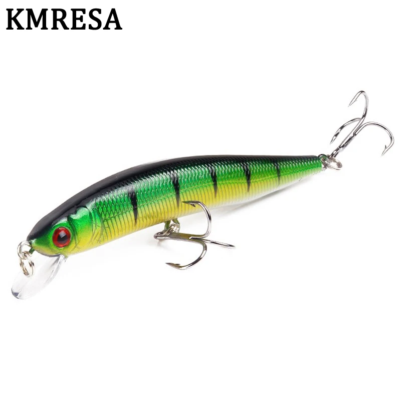 

1pcs Fishing Lures 10cm 8.3g Floating Laser Minnow Hard Aritificial Wobblers Crankbait Plastic Baits Pesca Isca 3D Eyes