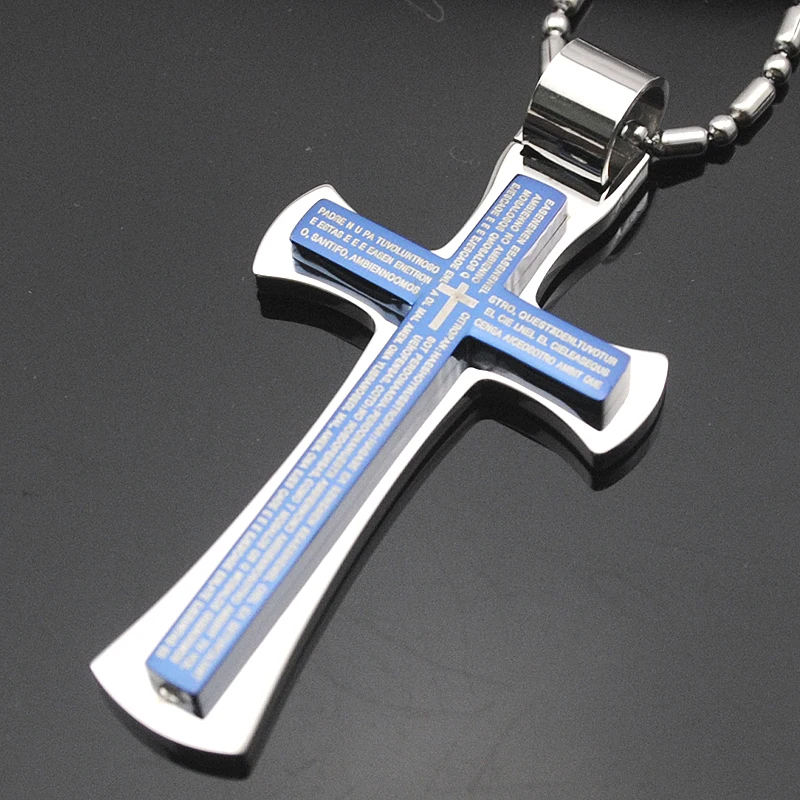 Ожерелье с подвеской из серебра и нержавеющей стали KP161|jewelry free shipping|jewelry