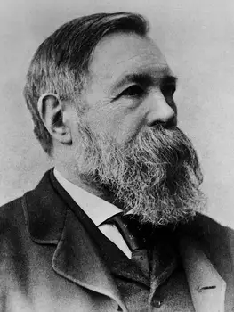 

Artist's Perfect High Quality Oil Painting Hand Canvas: Engels, Leader of the International Workers'Movement