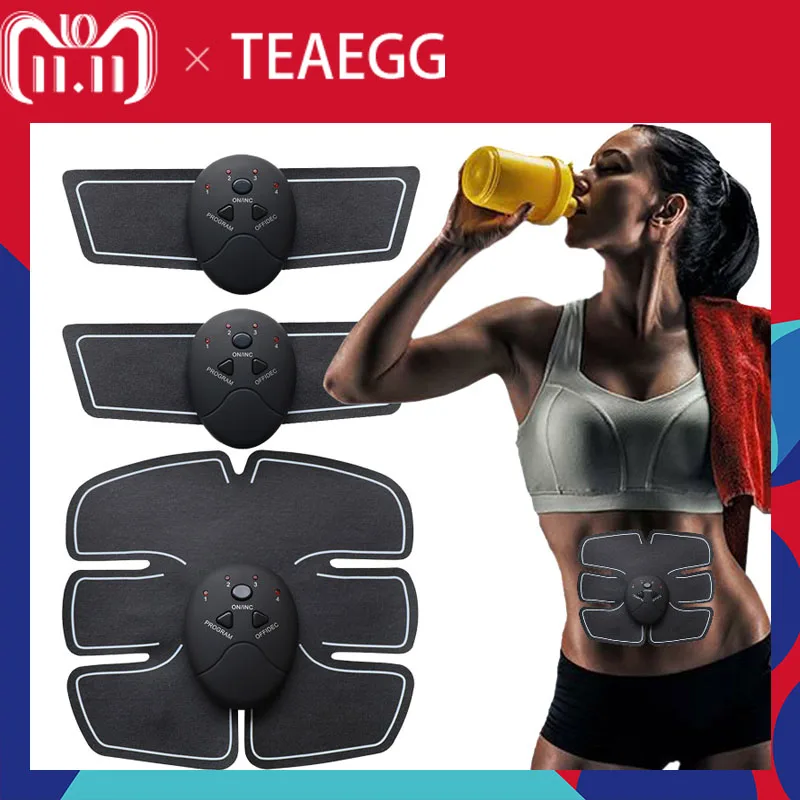 ems Trainer Muscle Stimulator Electric Weight Loss Stickers Smart Fitness Abdominal Trainer