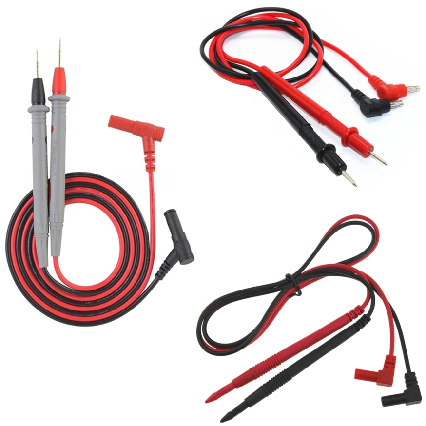 

1000V 10A Needle Tip Probe for Universal Digital Multimeter Multi Meter Test Leads Pin Wire Pen Cable 80cm