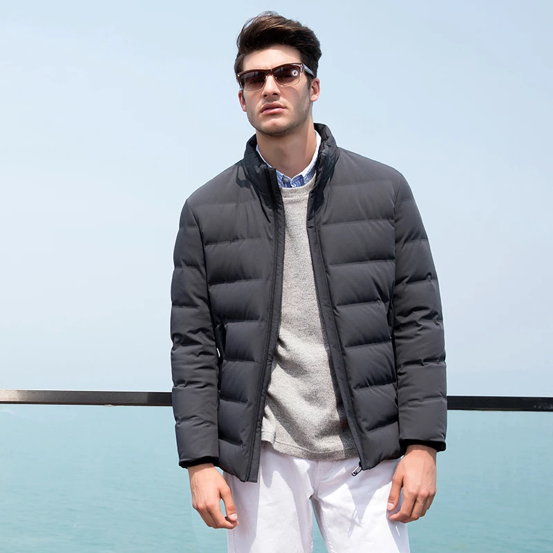 

TANBOER men's duck down winter jacket winter coat male outwear fashion Chinese style garment TA18331