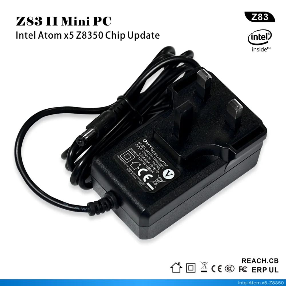 Z83II Мини ПК Windows 10 Intel Atom Z8350 Четырехъядерный 4 ГБ/64 Гб 5,8G двойной WiFi 1000M LAN Настольный win10 лицензированный Мини компьютер