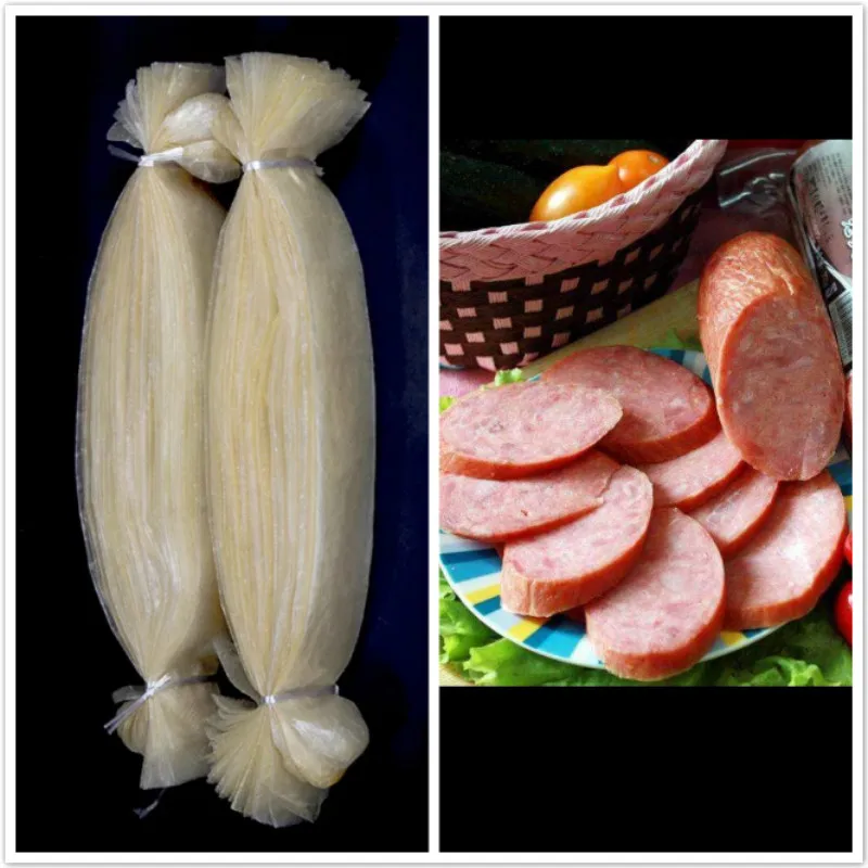 

10PCS/Lot Sausage Casing Ham Case Homemade Sausages Casings Kitchen Tool Poultry Tools 330*43mm