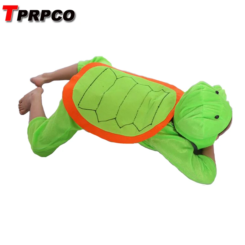 

TPRPCO Children Kids Baby Girl Boy Cartoon Animal Coat Clothes Pajama Tortoise Turtle Costume Cosplay Suit Children's Day C22964