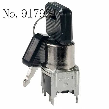 

[ZOB] SK-15BG imported from Japan nkk day open SK15BG13 keylock switch SK22BG30 key switch --5PCS/LOT