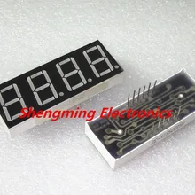 50 шт 0,56 дюйма 4 цифровой красный светодиод дисплей 7 сегментов общий катод