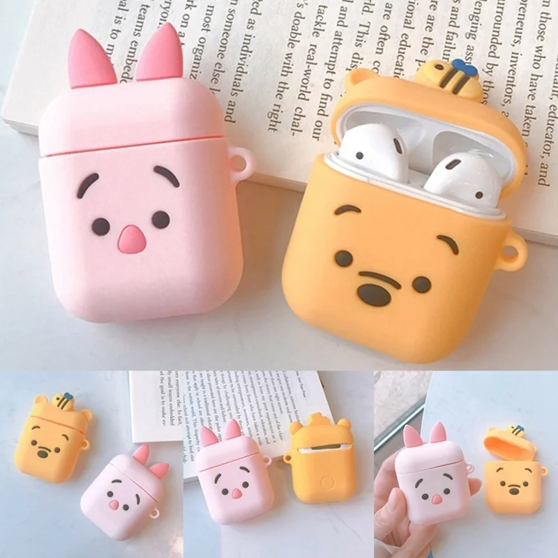 

Case for Airpods 2 1 Silicone Cover Cute for Apple Earpods Case Cover Protection Custodia Hoesje for Air pods Skin Charging Box