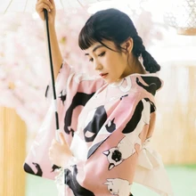 yukata japanese kimono robes pajamas sets dress suits nightgown bathrobe leisure Japanese kimono traditional yukata women