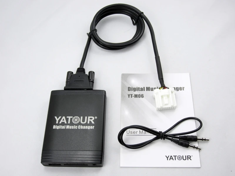 Yatour аудиомагнитолы автомобильные для Mazda 2 3 6 RX8 CX7 MPV дань цифровой музыкальный чейнджер MP3 USB SD AUX Стерео адаптер Ytm06