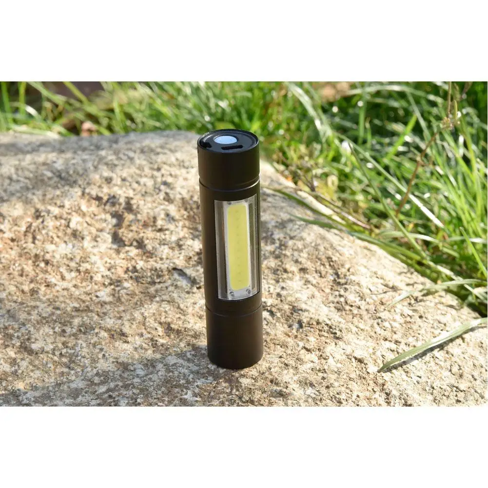 Фонарь Pocketman XPE COB светодиодный Аккумуляторный с USB зарядкой тактический фонарь