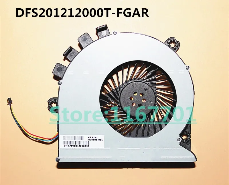 

New ORG Laptop CPU Cooling Fan For HP All-in-one GEN PRO AIO20 ENT15 400G2 400 G2 808581-001 DFS201212000T-FGAR BUB1112DD-A6X