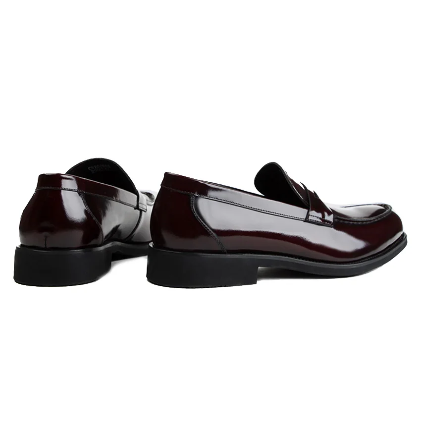 Fashion Round Toe Slip on Men's Comfortable Loafers Formal Patent Leather Handmade Man Height Increasing Casual Shoes YMX394 Fashion Round Toe Slip on Men's Comfortable Loafers Formal Patent Leather Handmade Man Height Increasing Casual Shoes YMX394