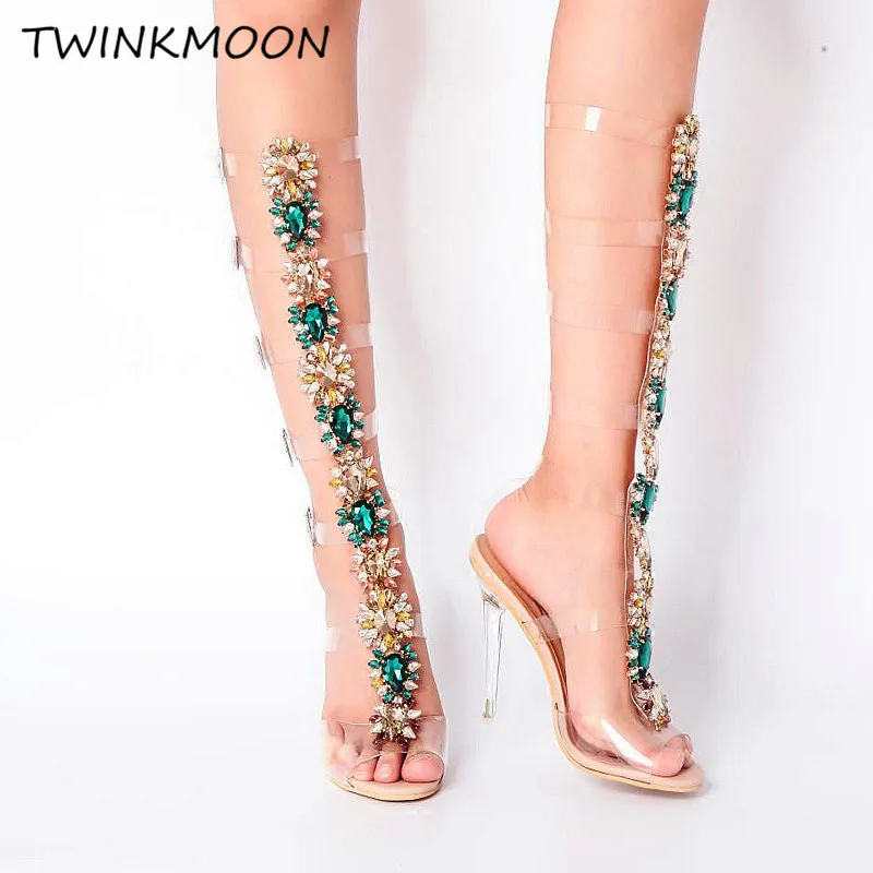 Clear Crystal boot12