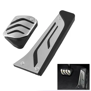 

2 x Sport Gas Brake Foot Pedal For BMW F20 F30 F31 F32 F33 F34 F36 Silver