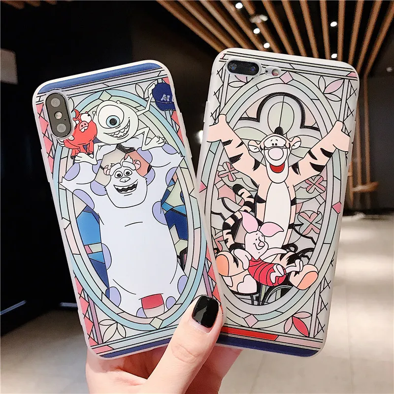 

Monsters University Soft Phone Case for iPhone 6 6s X XR XS MAX Cute Tigger Case for iPhone 8 7 6s 8 plus TPU Cover