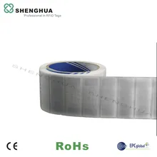 50 шт./упак. доступен индивидуальный заказ логистическая пометка УВЧ этикеток RFID пассивный rfid-чип Tag Поддержка логотип для печати
