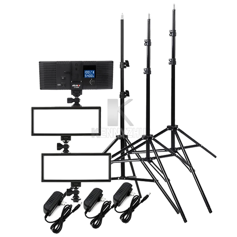Viltrox 3x L132T 3300 5600K двухцветная мини Светодиодная панель для заливки видео + адаптер