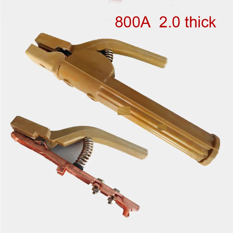 Free Shipping 800A 2.0 thick pure copper welding holder